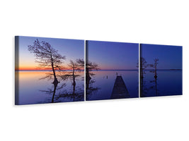 panoramic-3-piece-canvas-print-waiting-ii