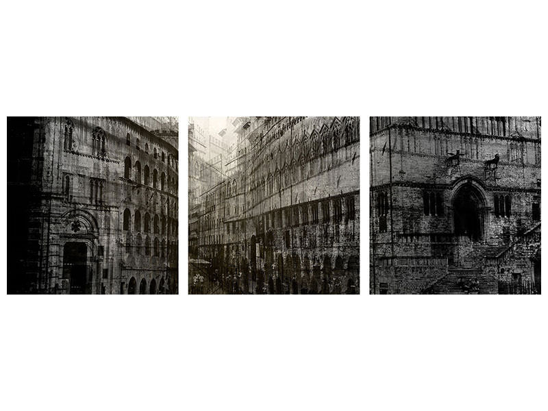 panoramic-3-piece-canvas-print-walking-in-the-square
