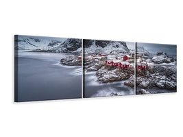 panoramic-3-piece-canvas-print-winter-lofoten-islands