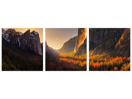 panoramic-3-piece-canvas-print-yosemite-firefall