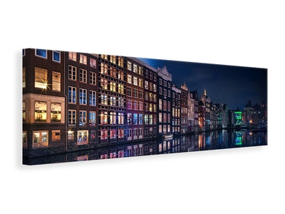 panoramic-canvas-print-amsterdam-windows-colors