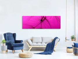 panoramic-canvas-print-dandelion-in-pink