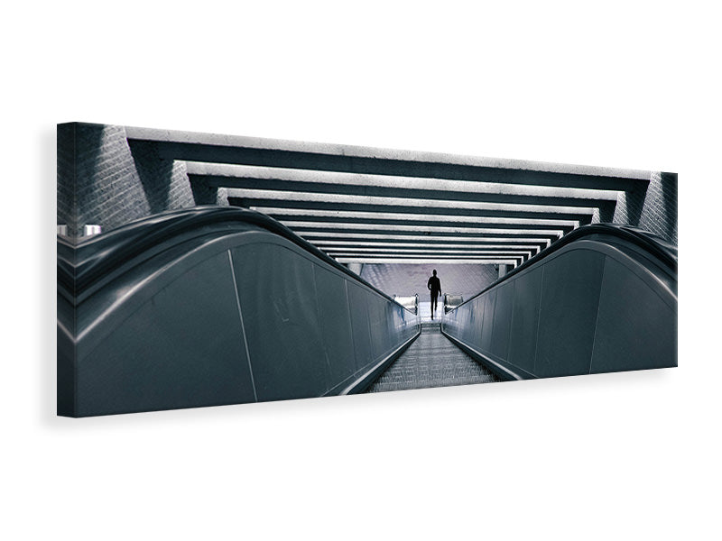 panoramic-canvas-print-escalator-downhill