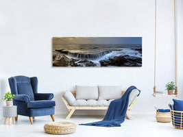 panoramic-canvas-print-evening-mood-at-the-sea