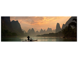 panoramic-canvas-print-golden-li-river