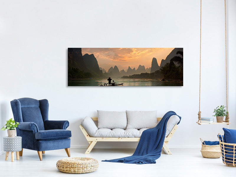 panoramic-canvas-print-golden-li-river