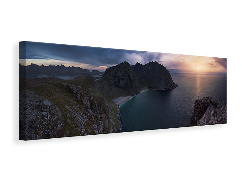 panoramic-canvas-print-kvalvika