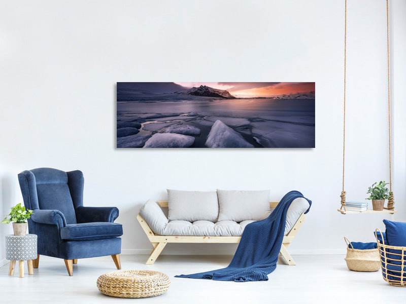 panoramic-canvas-print-last-lights-on-fjallsarlon