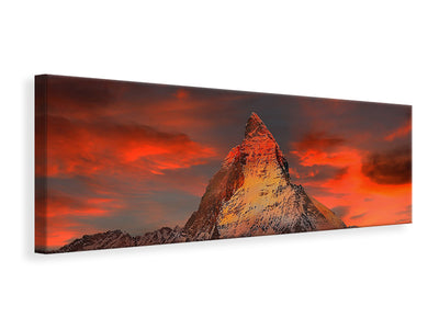 panoramic-canvas-print-mountains-of-switzerland-at-sunset