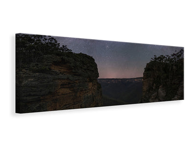 panoramic-canvas-print-night-sky-over-blue-mountains