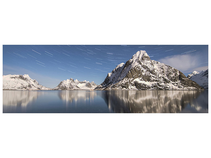 panoramic-canvas-print-reflections-at-the-mountains