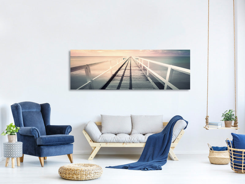 panoramic-canvas-print-romantic-wooden-walkway