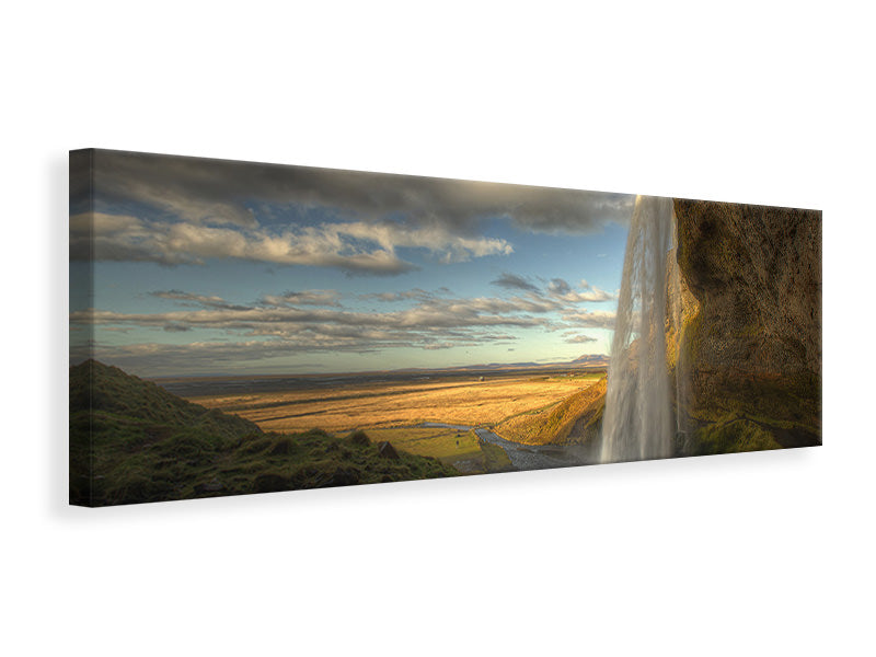 panoramic-canvas-print-seljalandsfoss-ii