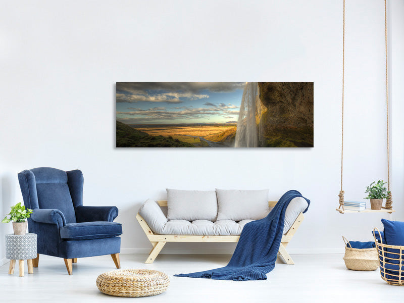 panoramic-canvas-print-seljalandsfoss-ii