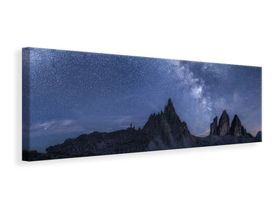 panoramic-canvas-print-stars-in-the-dolomites