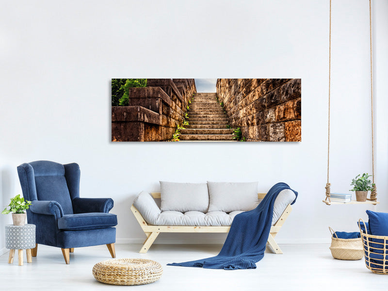 panoramic-canvas-print-stone-stairs