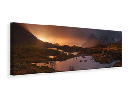 panoramic-canvas-print-sunrise-over-lofoten