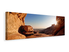 panoramic-canvas-print-sunset-in-front-of-the-cave