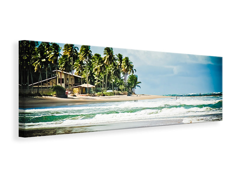 panoramic-canvas-print-the-beach