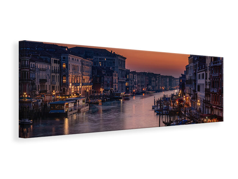 panoramic-canvas-print-venice-grand-canal-at-sunset