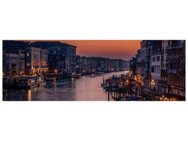 panoramic-canvas-print-venice-grand-canal-at-sunset